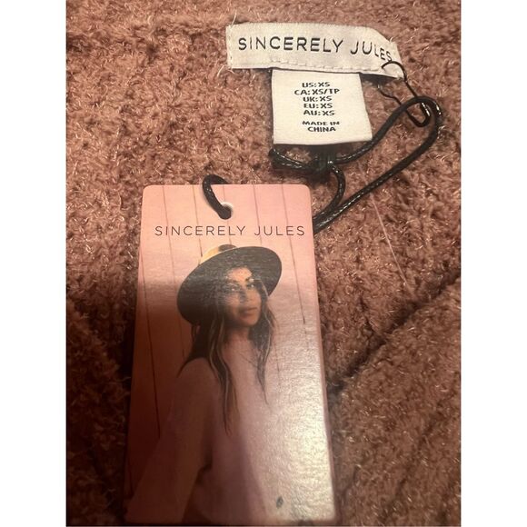 Sincerely Jules collared / V Neck Sweater Sz XS - Picture 4 of 7